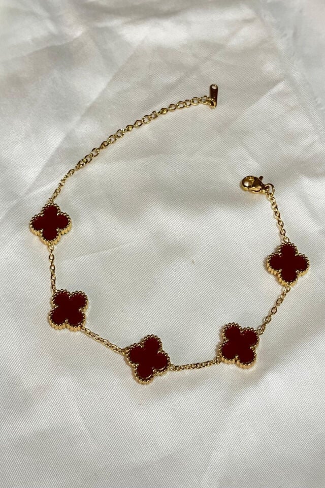 Yonca Model Çelik Bileklik