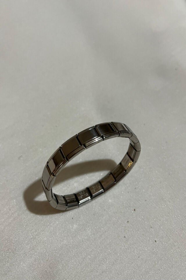 İtalyan Charm Paslanmaz Çelik Bileklik Unisex