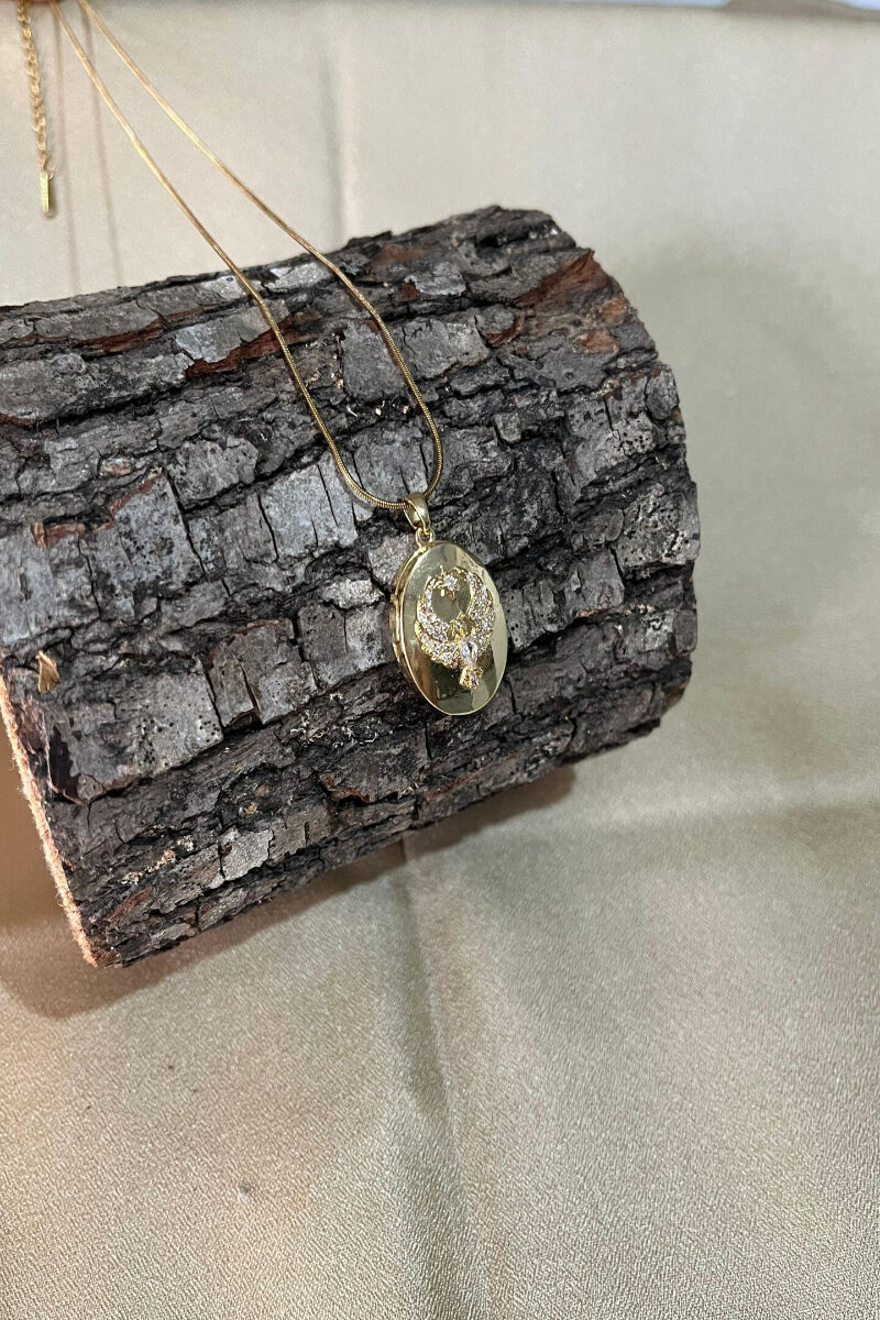 Uzak Şehir Alya Anka Kuşu Çelik Kolye