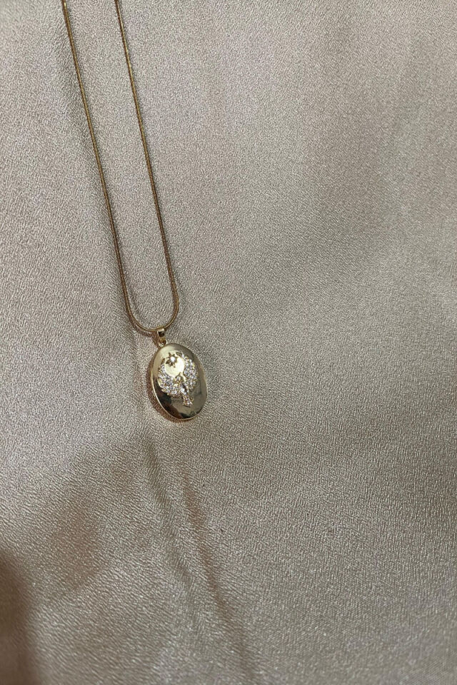 Uzak Şehir Alya Anka Kuşu Çelik Kolye