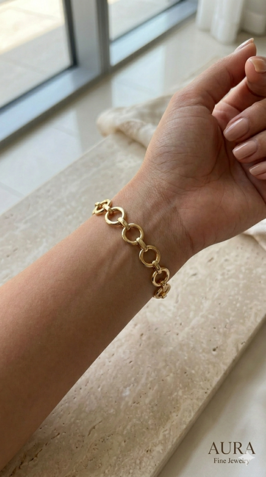 Xuping Halka Model Bileklik